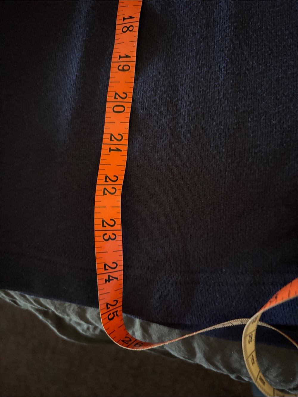 Ralph Lauren Navy Sweatshirt with Gold Lettering Label - Picture 4 of 4